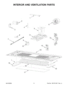 04 - Interior And Ventilation Parts parts for Whirlpool Microwave WMMF7330RZ00 from AppliancePartsPros.com