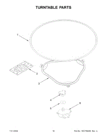 06 - Turntable Parts parts for Whirlpool Microwave WMML5530RV00 from AppliancePartsPros.com