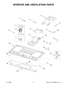 04 - Interior And Ventilation Parts parts for Whirlpool Microwave WMML5530RV00 from AppliancePartsPros.com