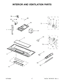 04 - Interior And Ventilation Parts parts for Whirlpool Microwave WMMS3130RZ00 from AppliancePartsPros.com