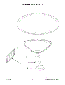 06 - Turntable Parts parts for Whirlpool Microwave WMMS3330RZ00 from AppliancePartsPros.com