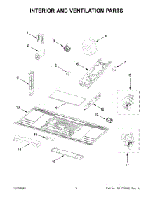 04 - Interior And Ventilation Parts parts for Whirlpool Microwave WMMS3330RZ00 from AppliancePartsPros.com