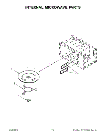 09 - Internal Microwave Parts parts for Whirlpool Wall Oven WOC54EC0HB03 from AppliancePartsPros.com