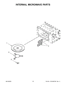 09 - Internal Microwave Parts parts for Whirlpool Wall Oven WOC54EC0HB04 from AppliancePartsPros.com