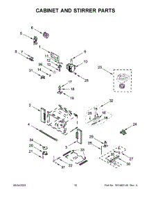 06 - Cabinet And Stirrer Parts parts for Whirlpool Wall Oven WOC54EC7HW04 from AppliancePartsPros.com
