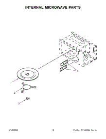 07 - Internal Microwave Parts parts for Whirlpool Wall Oven WOC75EC7HS04 from AppliancePartsPros.com