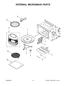 07 - Internal Microwave Parts parts for Whirlpool Wall Oven WOC97EC0HZ03 from AppliancePartsPros.com