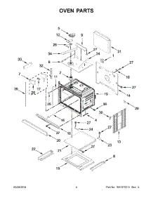03 - Oven Parts parts for Whirlpool Wall Oven WOC97EC0HZ03 from AppliancePartsPros.com