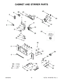 06 - Cabinet And Stirrer Parts parts for Whirlpool Wall Oven WOCA7EC0HN03 from AppliancePartsPros.com