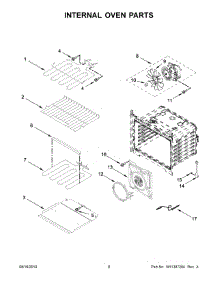 05 - Internal Oven Parts parts for Whirlpool Wall Oven WOCA7EC0HN03 from AppliancePartsPros.com