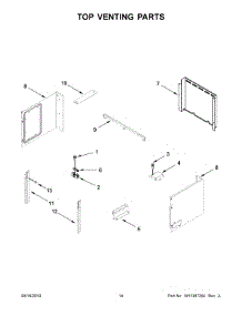 08 - Top Venting Parts parts for Whirlpool Wall Oven WOCA7EC0HN03 from AppliancePartsPros.com