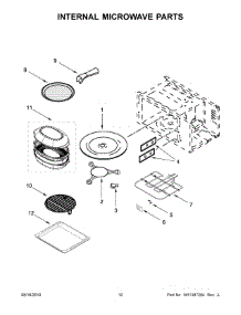 07 - Internal Microwave Parts parts for Whirlpool Wall Oven WOCA7EC0HN03 from AppliancePartsPros.com