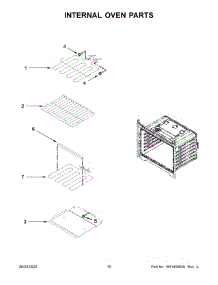 06 - Internal Oven Parts parts for Whirlpool Wall Oven WOD51EC0HW02 from AppliancePartsPros.com