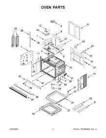 03 - Oven Parts parts for Whirlpool Microwave WOEC5030LB01 from AppliancePartsPros.com