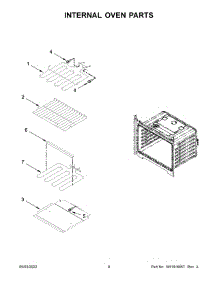05 - Internal Oven Parts parts for Whirlpool Wall Oven WOS51EC0HW20 from AppliancePartsPros.com