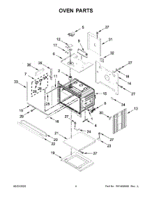 03 - Oven Parts parts for Whirlpool Wall Oven WOS72EC0HS02 from AppliancePartsPros.com
