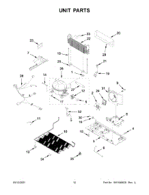 07 - Unit Parts parts for Whirlpool Refrigerator WRF535SMHZ07 from AppliancePartsPros.com