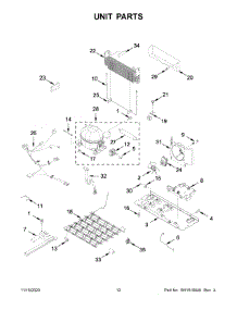 07 - Unit Parts parts for Whirlpool Refrigerator WRF535SWHB03 from AppliancePartsPros.com