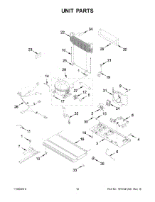 07 - Unit Parts parts for Whirlpool Refrigerator WRF535SWHZ02 from AppliancePartsPros.com