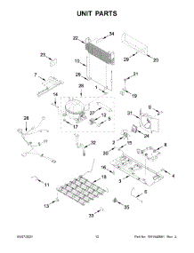 07 - Unit Parts parts for Whirlpool Refrigerator WRF535SWHZ07 from AppliancePartsPros.com