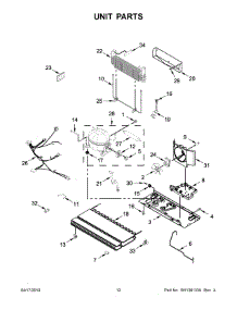 07 - Unit Parts parts for Whirlpool Refrigerator WRF555SDHV02 from AppliancePartsPros.com