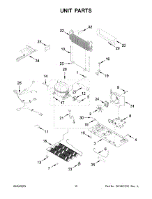 07 - Unit Parts parts for Whirlpool Refrigerator WRF555SDHW07 from AppliancePartsPros.com