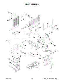 06 - Unit Parts parts for Whirlpool Refrigerator WRF560SEHW05 from AppliancePartsPros.com