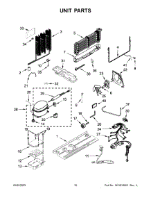 06 - Unit Parts parts for Whirlpool Refrigerator WRF560SFHZ01 from AppliancePartsPros.com