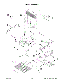 07 - Unit Parts parts for Whirlpool Refrigerator WRF767SDHV05 from AppliancePartsPros.com