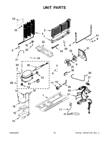 06 - Unit Parts parts for Whirlpool Refrigerator WRFA60SFHZ01 from AppliancePartsPros.com