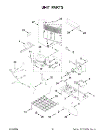07 - Unit Parts parts for Whirlpool Refrigerator WRFF3236RV00 from AppliancePartsPros.com