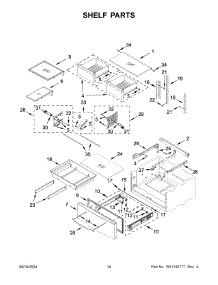 08 - Shelf Parts parts for Whirlpool Refrigerator WRMF3636RZ00 from AppliancePartsPros.com