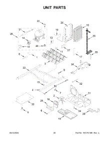 Unit Parts parts for Whirlpool Refrigerator WRS311SDHB10 from AppliancePartsPros.com
