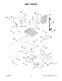 11 - Unit Parts parts for Whirlpool Refrigerator WRS311SDHM08 from AppliancePartsPros.com
