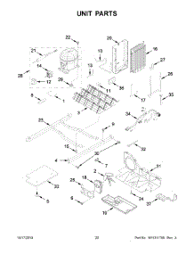 11 - Unit Parts parts for Whirlpool Refrigerator WRS311SDHW01 from AppliancePartsPros.com