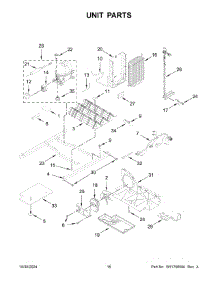 09 - Unit Parts parts for Whirlpool Refrigerator WRS312SNHB06 from AppliancePartsPros.com