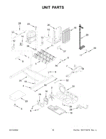 Unit Parts parts for Whirlpool Refrigerator WRS312SNHM07 from AppliancePartsPros.com