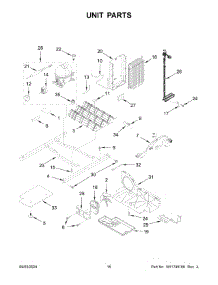 Unit Parts parts for Whirlpool Refrigerator WRS312SNHW07 from AppliancePartsPros.com