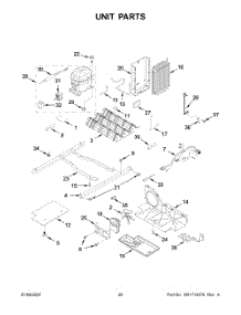 11 - Unit Parts parts for Whirlpool Refrigerator WRS315SDHM12 from AppliancePartsPros.com