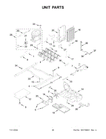 11 - Unit Parts parts for Whirlpool Refrigerator WRS315SDHM13 from AppliancePartsPros.com
