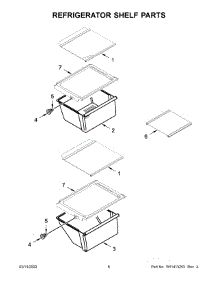 04 - Refrigerator Shelf Parts parts for Whirlpool Refrigerator WRS315SDHZ04 from AppliancePartsPros.com