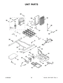 11 - Unit Parts parts for Whirlpool Refrigerator WRS315SDHZ17 from AppliancePartsPros.com
