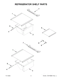 04 - Refrigerator Shelf Parts parts for Whirlpool Refrigerator WRS315SDHZ19 from AppliancePartsPros.com