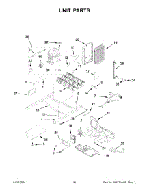 Unit Parts parts for Whirlpool Refrigerator WRS315SNHM08 from AppliancePartsPros.com