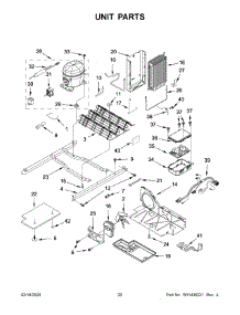 11 - Unit Parts parts for Whirlpool Refrigerator WRS321SDHZ04 from AppliancePartsPros.com