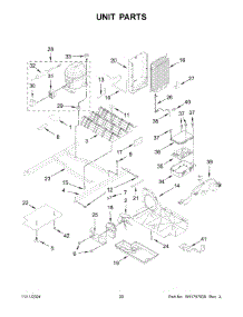 11 - Unit Parts parts for Whirlpool Refrigerator WRS321SDHZ13 from AppliancePartsPros.com