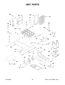 11 - Unit Parts parts for Whirlpool Refrigerator WRS325SDHZ12 from AppliancePartsPros.com