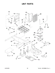 11 - Unit Parts parts for Whirlpool Refrigerator WRS331SDHM07 from AppliancePartsPros.com