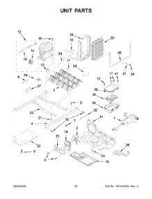 11 - Unit Parts parts for Whirlpool Refrigerator WRS331SDHW03 from AppliancePartsPros.com