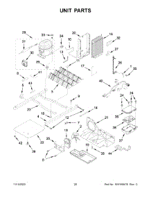 11 - Unit Parts parts for Whirlpool Refrigerator WRS335SDHM06 from AppliancePartsPros.com